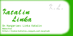 katalin linka business card